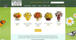 Desktop Screenshot of memorialcityflowers.com